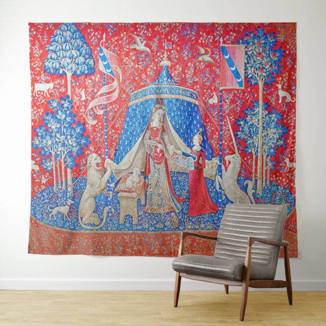The Lady and the Unicorn / A Mon Seul Desir Tapestry (In Situ (Horizontal))