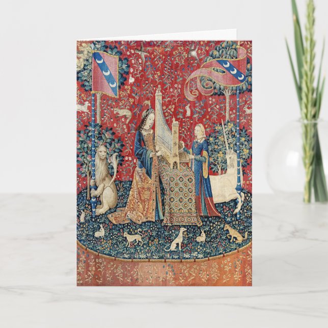 The Lady and the Unicorn, Hearing Card (Front)