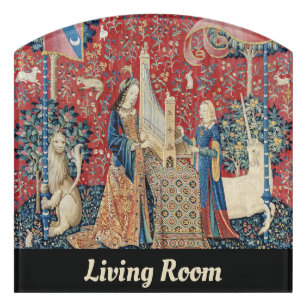 The Lady and the Unicorn, Hearing Door Sign