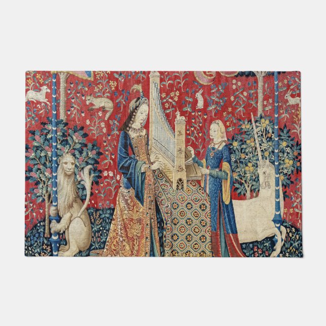 The Lady and the Unicorn, Hearing Doormat (Front)