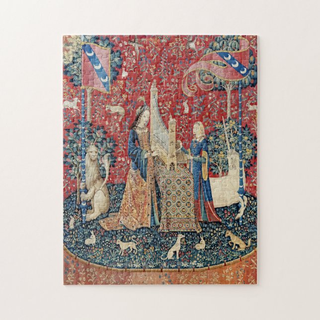 The Lady and the Unicorn, Hearing Jigsaw Puzzle (Vertical)