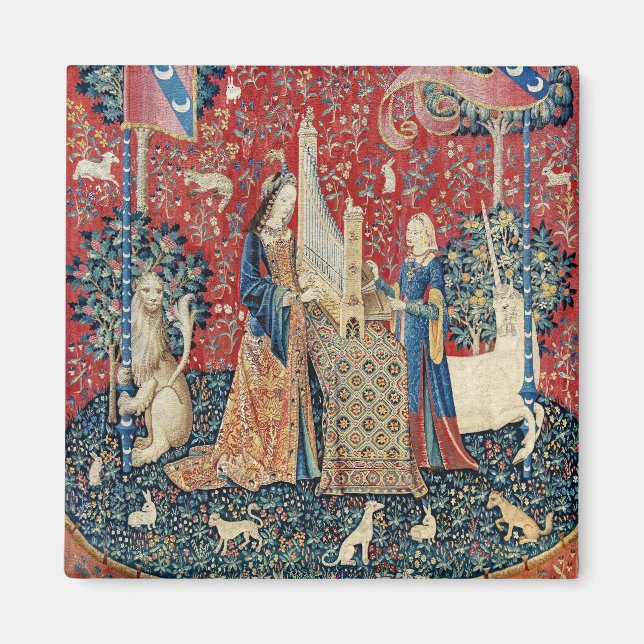 The Lady and the Unicorn, Hearing Magnet (Front)