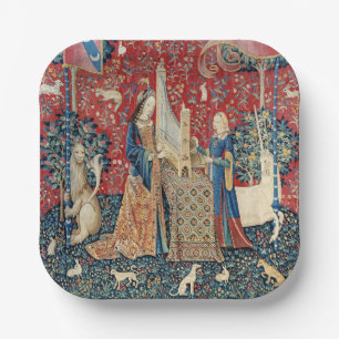 The Lady and the Unicorn, Hearing Paper Plate