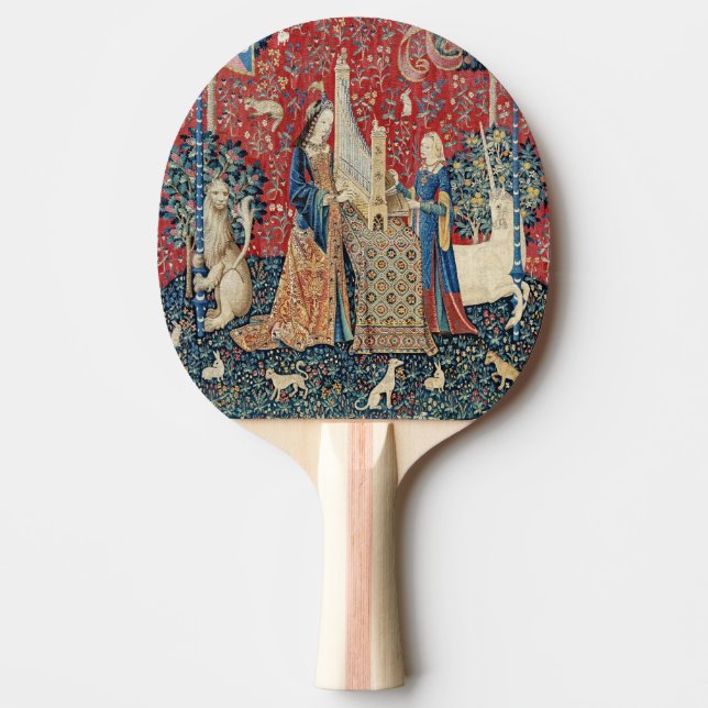 The Lady and the Unicorn, Hearing Ping Pong Paddle (Front)