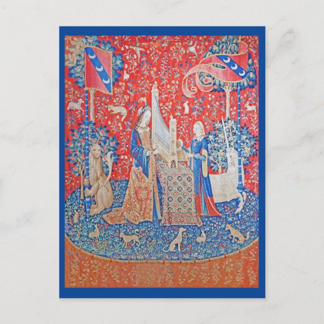 The Lady and the Unicorn / Hearing Postcard (Front)