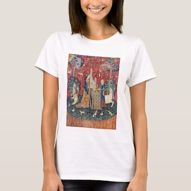 The Lady and the Unicorn, Hearing T-Shirt (Front)