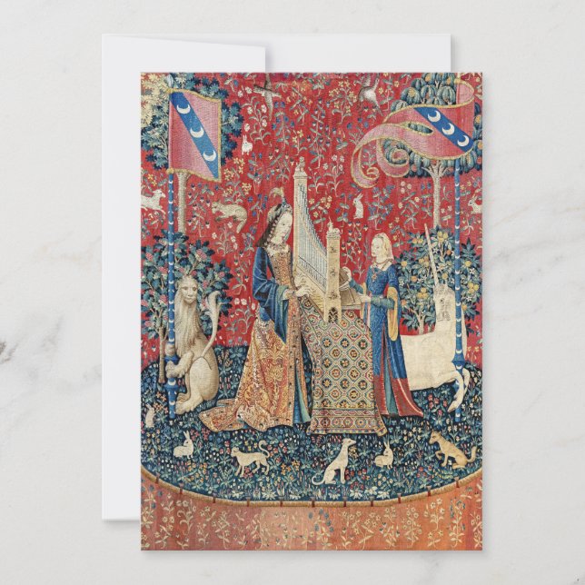 The Lady and the Unicorn, Hearing Thank You Card (Front)