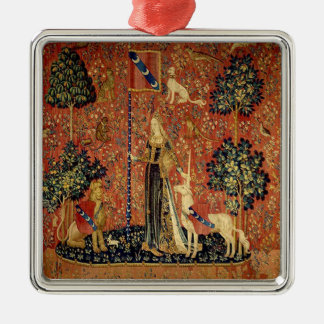 The Lady and the Unicorn Metal Tree Decoration