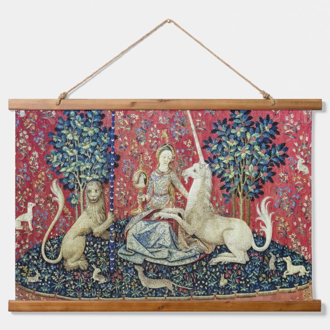 The Lady and the Unicorn, Sight Hanging Tapestry (Front)