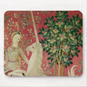 The Lady and the Unicorn: 'Sight' Mouse Mat