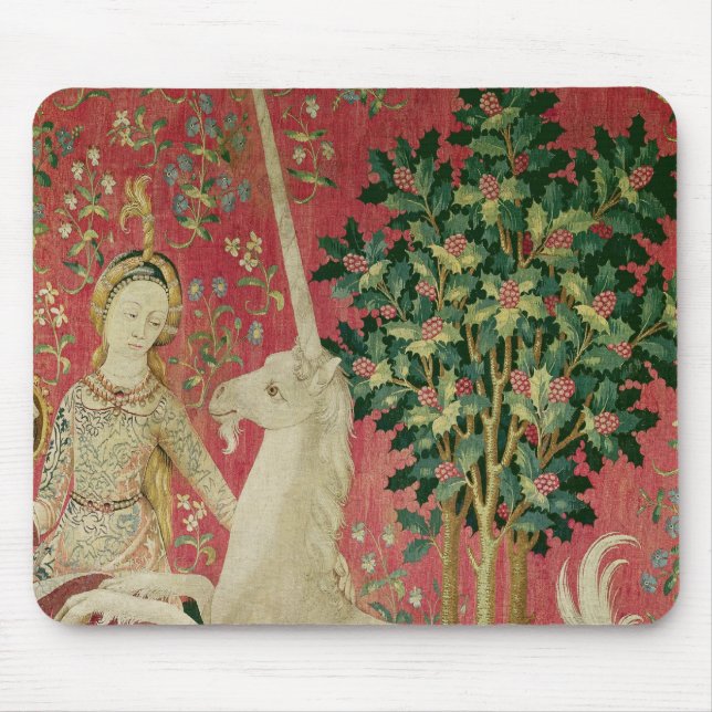 The Lady and the Unicorn: 'Sight' Mouse Mat (Front)