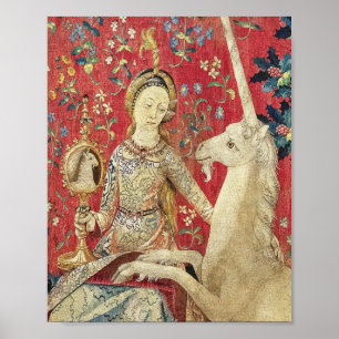 The Lady And The Unicorn - Sight Poster