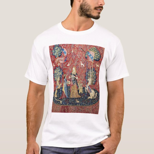 The Lady and the Unicorn, Smell T-Shirt (Front)