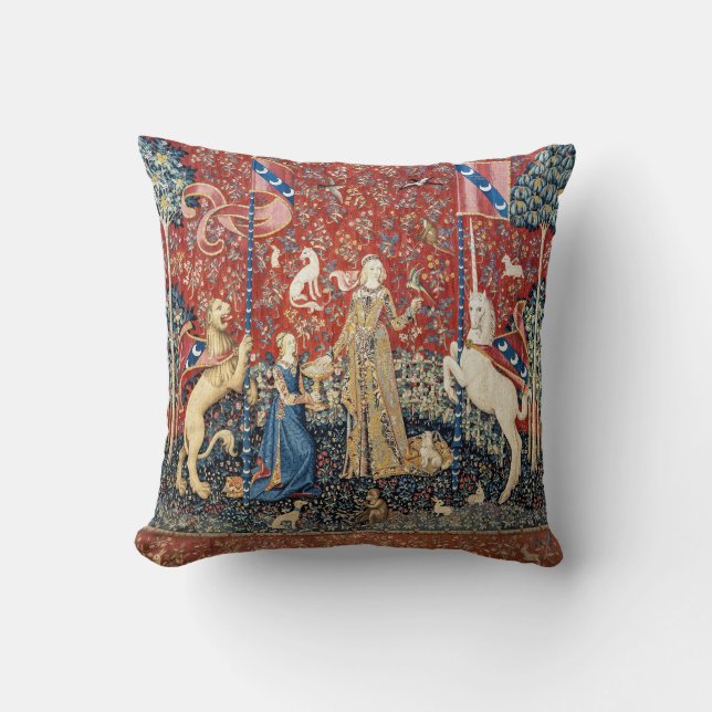 The Lady and the Unicorn, Taste Cushion (Front)
