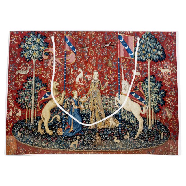 The Lady and the Unicorn, Taste Large Gift Bag (Front)