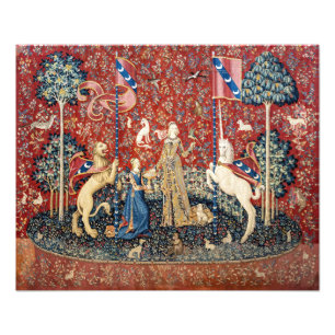 The Lady and the Unicorn, Taste Photo Print