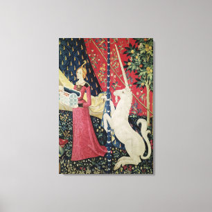 The Lady and the Unicorn: 'To my only desire' Canvas Print