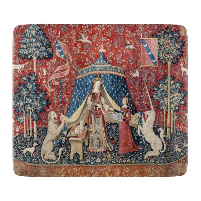 The Lady and the Unicorn, To my only desire Cutting Board (Front)