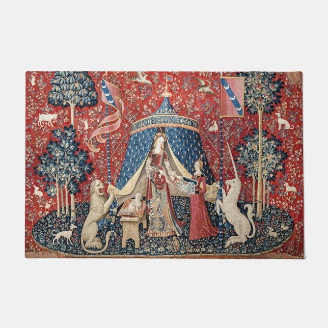 The Lady and the Unicorn, To my only desire Doormat (Front)
