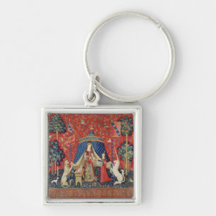 The Lady and the Unicorn: 'To my only desire' Key Ring