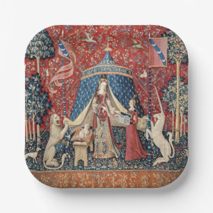 The Lady and the Unicorn, To my only desire Paper Plate