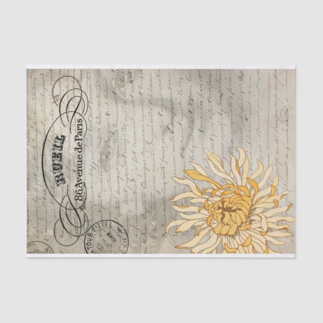 The Lady Decoupage Tissue Paper (Front)