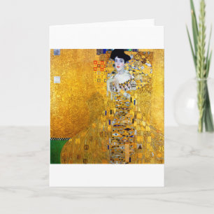 The Lady in Gold, Gustav Klimt Card
