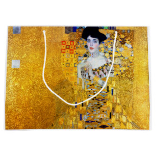 The Lady in Gold, Gustav Klimt Large Gift Bag