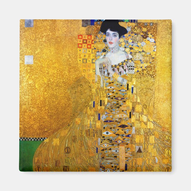 The Lady in Gold, Gustav Klimt Magnet (Front)