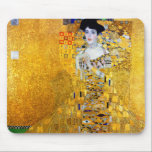 The Lady in Gold, Gustav Klimt Mouse Mat<br><div class="desc">Gustav Klimt (July 14, 1862 – February 6, 1918) was an Austrian symbolist painter and one of the most prominent members of the Vienna Secession movement. Klimt is noted for his paintings, murals, sketches, and other objets d'art. Klimt's primary subject was the female body, and his works are marked by...</div>