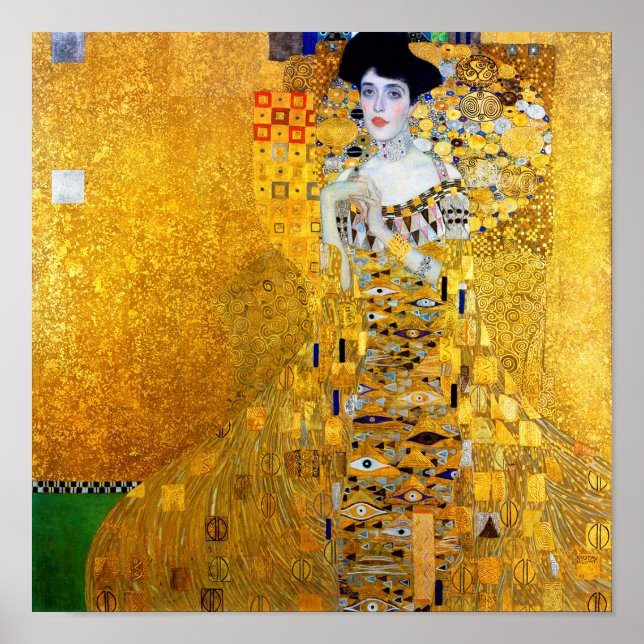 The Lady in Gold, Gustav Klimt Poster (Front)