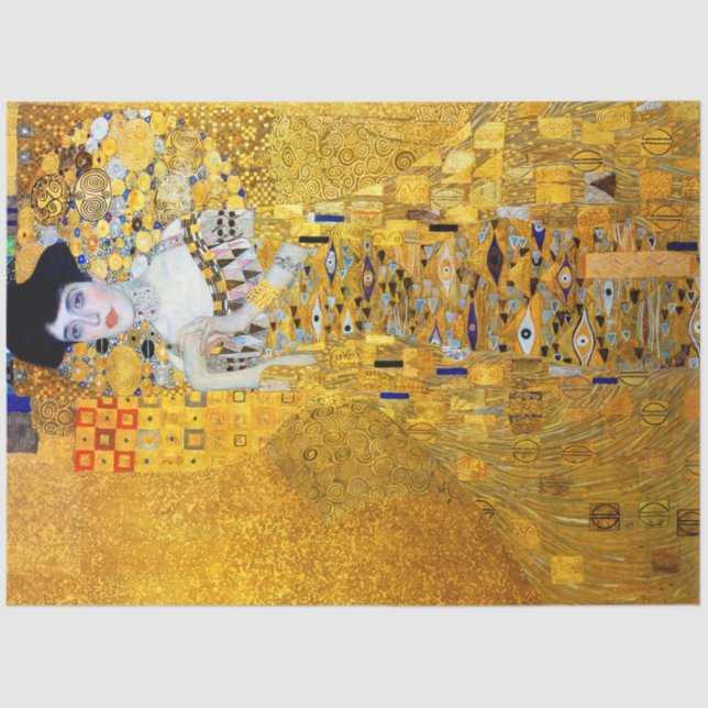 The Lady in Gold, Gustav Klimt Tissue Paper (Front)