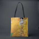 The Lady in Gold, Gustav Klimt Tote Bag<br><div class="desc">Gustav Klimt (July 14, 1862 – February 6, 1918) was an Austrian symbolist painter and one of the most prominent members of the Vienna Secession movement. Klimt is noted for his paintings, murals, sketches, and other objets d'art. Klimt's primary subject was the female body, and his works are marked by...</div>
