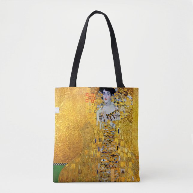 The Lady in Gold, Gustav Klimt Tote Bag (Front)