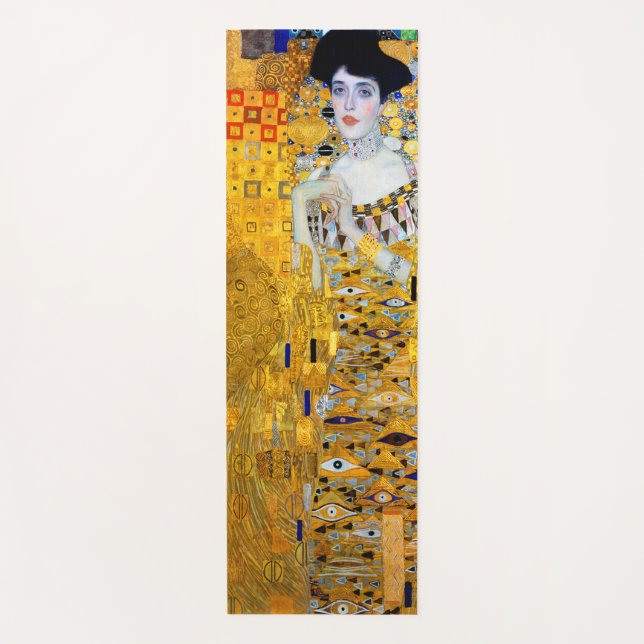 The Lady in Gold, Gustav Klimt Yoga Mat (Front)