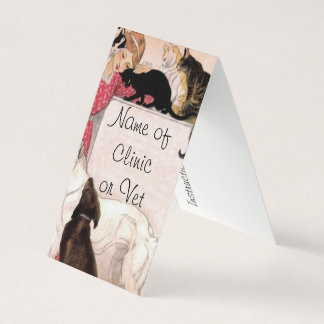 The Lady Loves Dogs and Cats Business Card