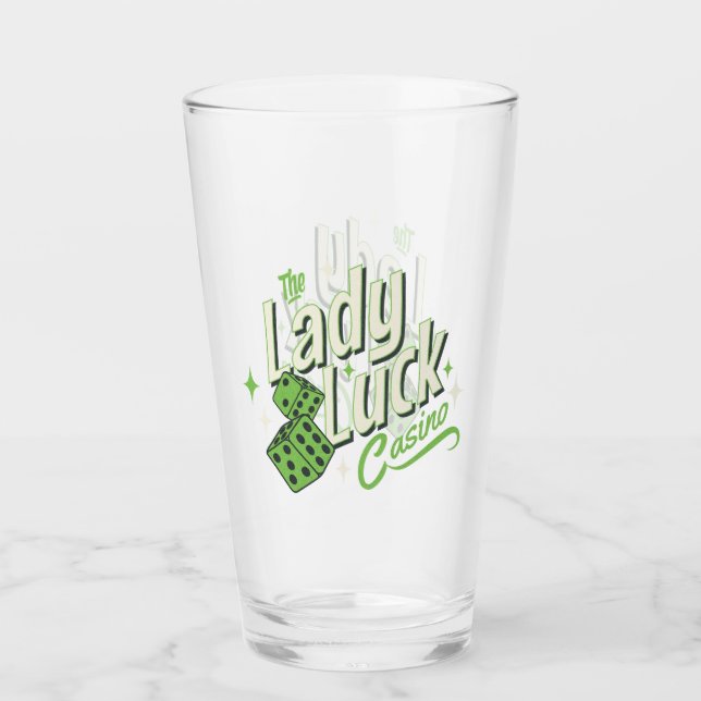 The Lady Luck Casino Glass (Front)