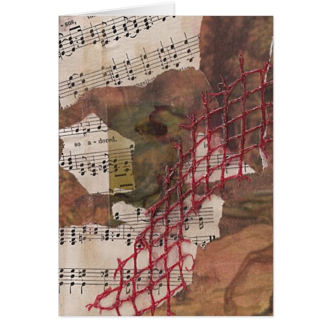 The Lady Mixed Media Collage (Front)