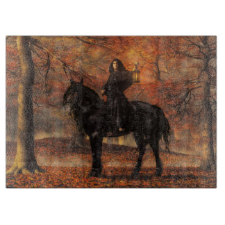The Lady of Halloween Cutting Board