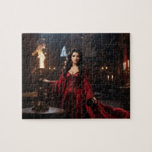 The Lady of Magick Jigsaw Puzzle