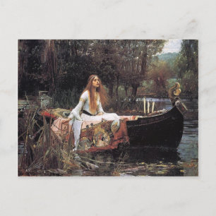 The Lady Of Shallot Postcard