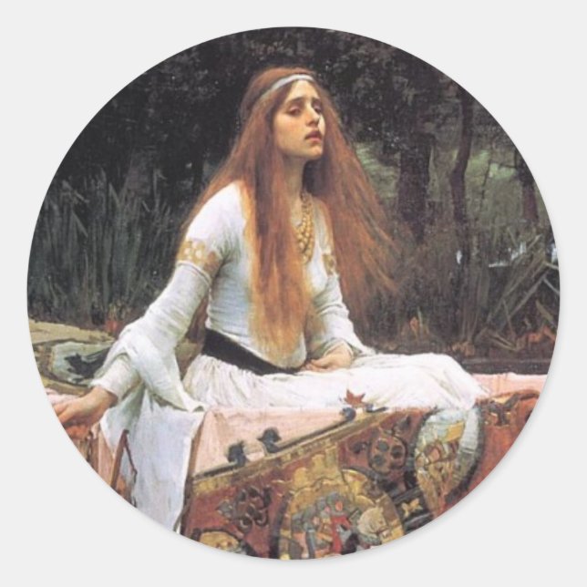 The Lady of Shallot Stickers (Front)