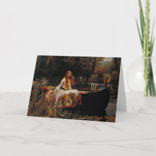 The Lady Of Shallot - Waterhouse Card