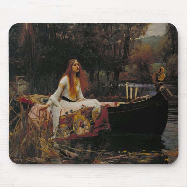 The Lady of Shalott: A Celtic Ghost Story Mouse Mat (Front)