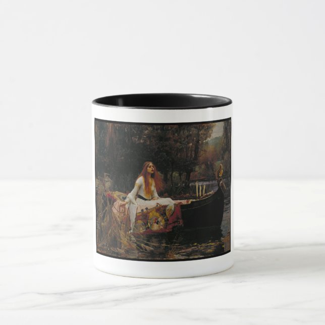 The Lady of Shalott: A Celtic Ghost Story Mug (Center)