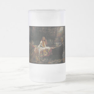 The Lady of Shalott: A Celtic Lake Ghost Story Frosted Glass Beer Mug