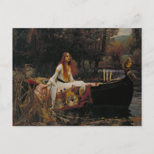 The Lady of Shalott: A Celtic Lake Ghost Story Postcard