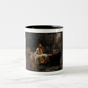 The Lady of Shalott: A Celtic Lake Ghost Story Two-Tone Coffee Mug