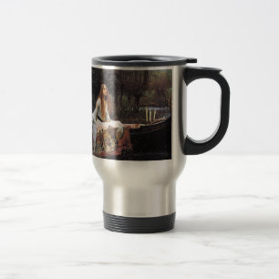 The Lady of Shalott by John W. Waterhouse Travel Mug