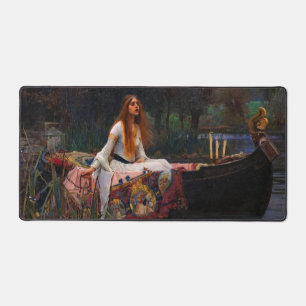 The Lady of Shalott by John William Waterhouse Desk Mat